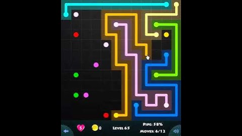 flow game facebook - 12 x 12 mania level 65 Connect the dots