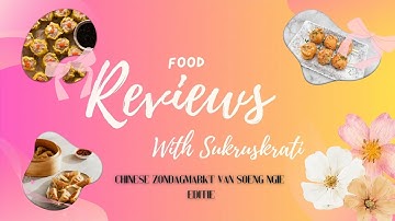 Snacks van de chinese zondagmarkt uitproberen