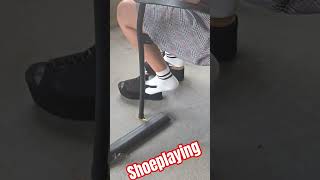 Real Schoolgirl Takes Her Heels Off At School