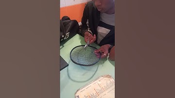 Yonex / Linling Turnament stringer - standard string removal method #shorts