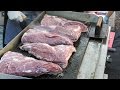 Massive Dose of Beef from Argentina Tried in London. Street Food in Brick Lane