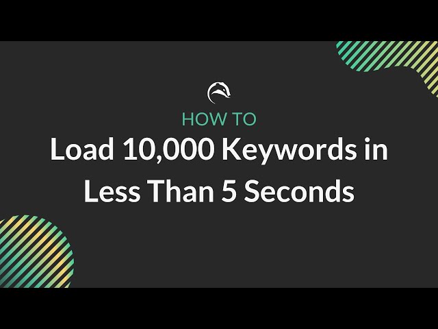 Load 10,000 Keywords in 5 Seconds with Ad Badger’s Amazon PPC Software 