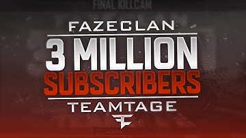 FaZe: 3 Million Subscribers Teamtage Trailer by FaZe SLP