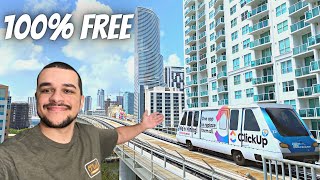 My Experience on Miami’s FREE Metromover! | Riding All 3 Loops!