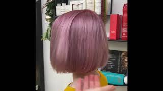 Bob Haircut with Gorgeous Hair Color.Fantastic Hair Transforming@WellaEducation @Wella Professionals