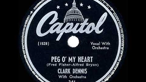 1947 HITS ARCHIVE: Peg O’ My Heart - Clark Dennis