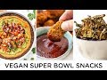 VEGAN SUPER BOWL RECIPES ‣‣ savory vegan party snacks
