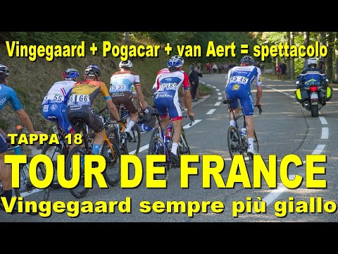 SHOW AT THE TOUR DE FRANCE | Stage 18 | Victory for Vingegaard