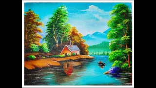 Beautiful Acrylic Landscape Painting