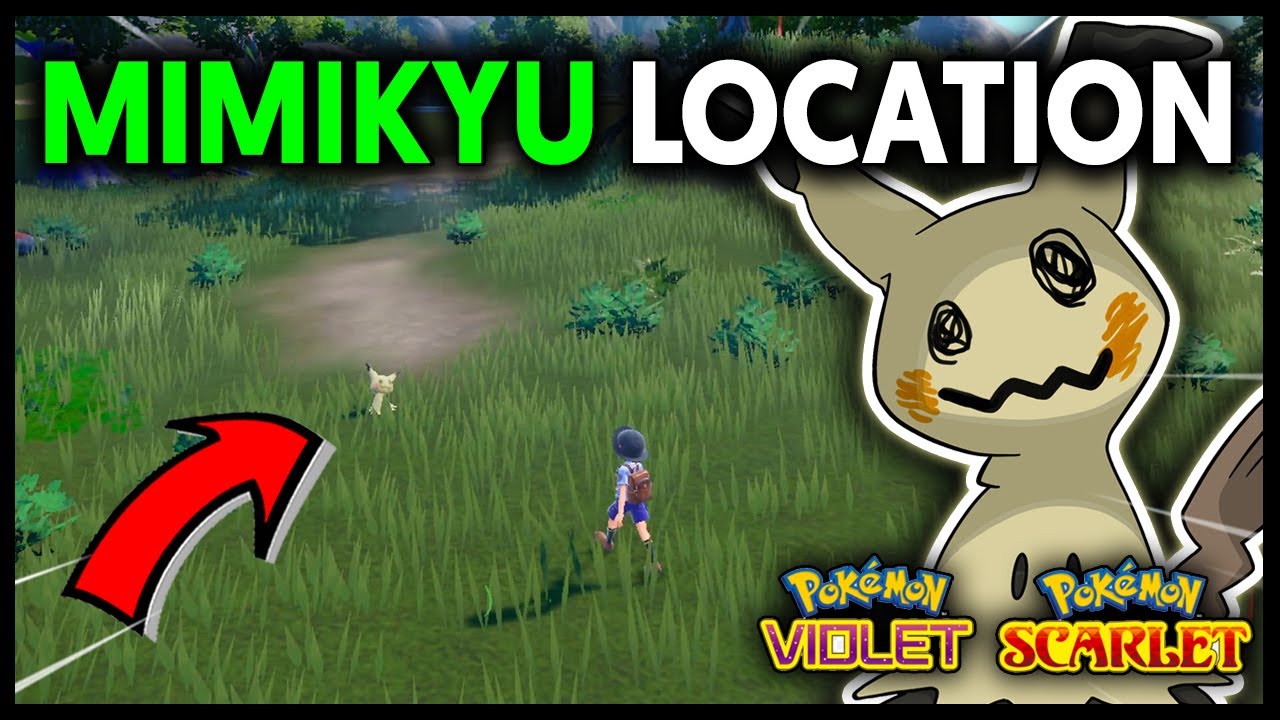 WHERE TO FIND MIMIKYU ON POKEMON SCARLET AND VIOLET 
