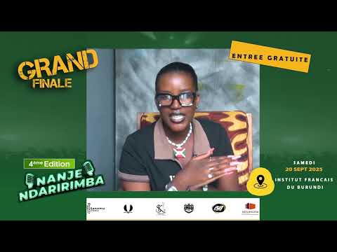 MERVEILLE ARABATUMIYE KURI FINALE YA NANJE NDARIRIMBA 4EDIT KURI INSTITUT FRANCAIS DU BURUNDI
