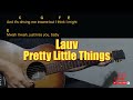Lauv - Pretty Little Things Easy Guitar Chord & Lyrics (cover)
