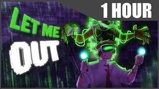 FNAF GLITCHTRAP SONG 'Let Me Out' (feat. Dawko) Lyric Video [1 Hour Version]