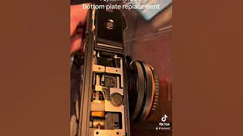 Fujifilm X100V Bottom Plate Replacement