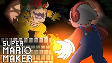 BOWSER IS 100% CHEATING ON THIS LEVEL!! [SUPER MARIO MAKER] [#129]