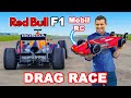 Mobil F1 v Mobil RC : DRAG RACE