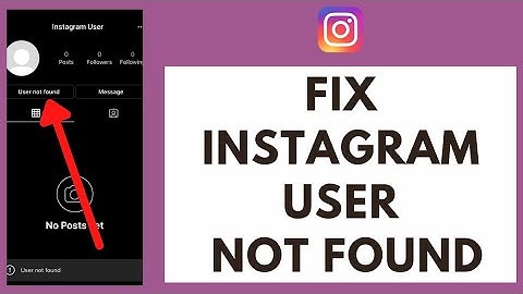 How To FIX Instagram User Not Found! (2022)