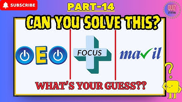 Ultimate Rebus Puzzle Challenge! 🧠💡| Part - 14