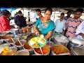 Famous anuradha aunty serves unlimited nonveg meal in hyderabad rs 150 only l indian street food