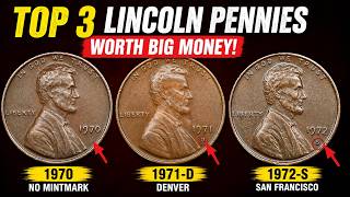 Top 3 Rare Lincoln Pennies Worth Big Money | 1970, 1971-D & 1972-S