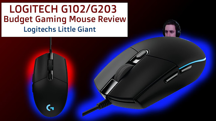 Logitech g102 prodigy gaming mouse review