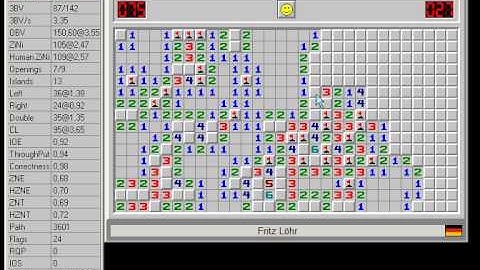 MinesweeperOfficial: Expert 40 Seconds Fritz Löhr