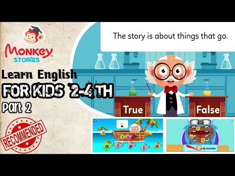 Belajar Bahasa Inggris 3Th |Monkey Stories