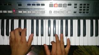 Video thumbnail of "Te doy gracias señor acompañamiento en teclado nota mi mayor #DSR_Pianista"