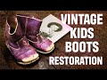 Restoring a Pair of Vintage Kids Cowboy Boots…AND BIG ANNOUNCEMENT!