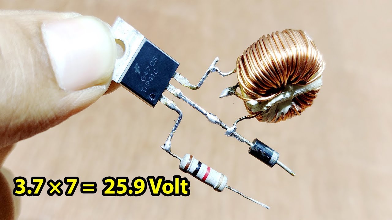 How To Make Voltage Booster (DC-DC)