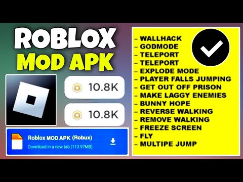 NEW!, 😈 ROBLOX 😈, MOD MENU!, V6, God Mode, Speed Mod + MORE!