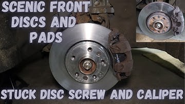 Renault Scenic 3 - How to Change Front Brake Pads And Discs