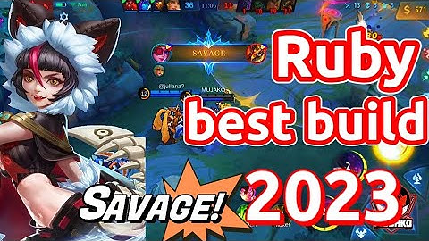 Ruby best build, SAVAGE | MobileLegendsBangBang #mobilelegends #rubymobilelegends #mlbb