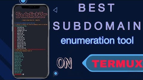 How to install Sublist3r on termux || Subdomain finder tool on Termux || hashiix