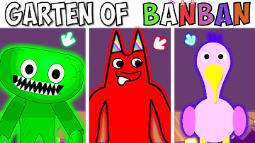 FNF Character Test | Gameplay VS My Playground | Garten of Banban