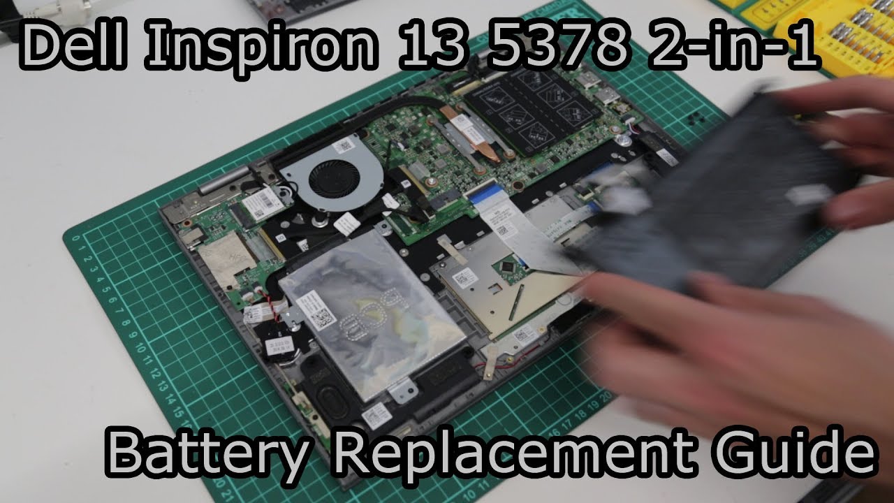 Dell Inspiron 13 5378 2 In 1 Battery Replacement Guide Youtube