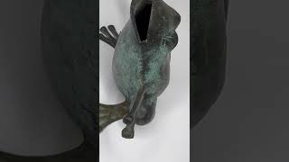 Bronze Frog | Verdigris Patina | In the Style of François-Xavier Lalanne