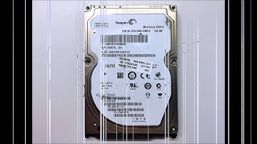Seagate Laptop Drive with Stuck Heads (Drive Sound Only)