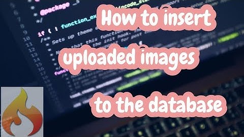 How to insert uploaded images into database using codeigniter