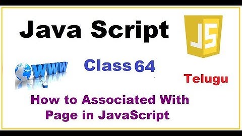 Cookies Associated  With Page JavaScript in Telugu |  Using Cookies in JavaScript | VLR Class64