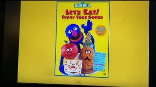 Sesame Street Lets Eat Funny Food Songs Dvd Preview