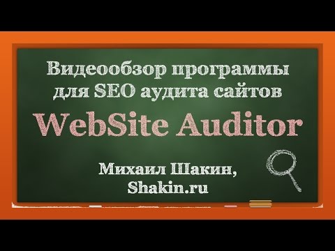 Обзор программы WebSite Auditor