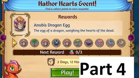 Hathor Hearts Event Part4 - All Mystic Cloud Key and Lands Healed - Merge Dragons