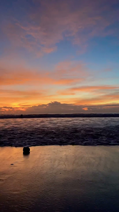 Sunset at kuta beach bali #sunset #beach