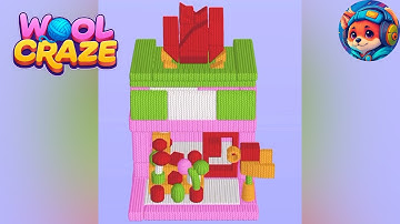 Wool Craze Puzzle level 95 Guide & Answers | Mobile Gameplay Walkthrough 