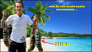 Lobster is just a dish for the poor in Mozambique 🇲🇿