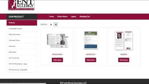 ENT&ASSOCIATES - Print Portal Walkthrough
