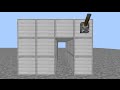 Minecraft 超簡単シンプル!2×1隠れピストンドア