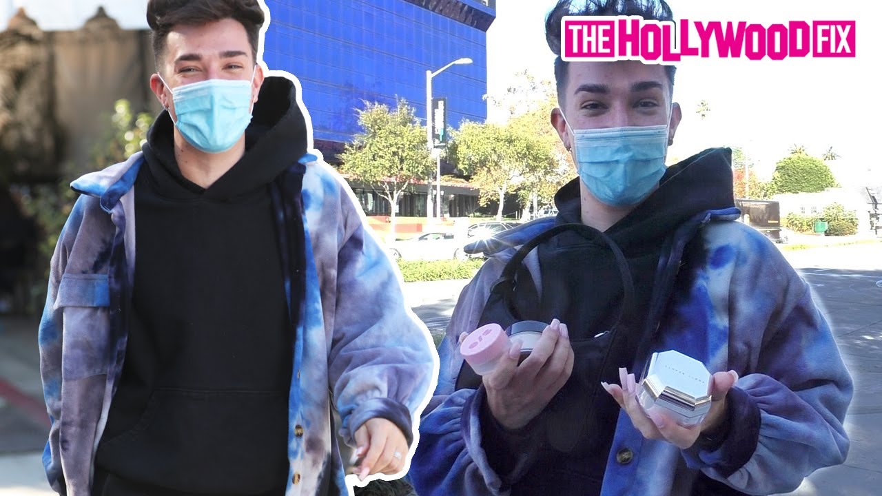 James Charles Asks Paparazzi To Pick Out Makeup For His Next YouTube Video & More At Zinque Cafe