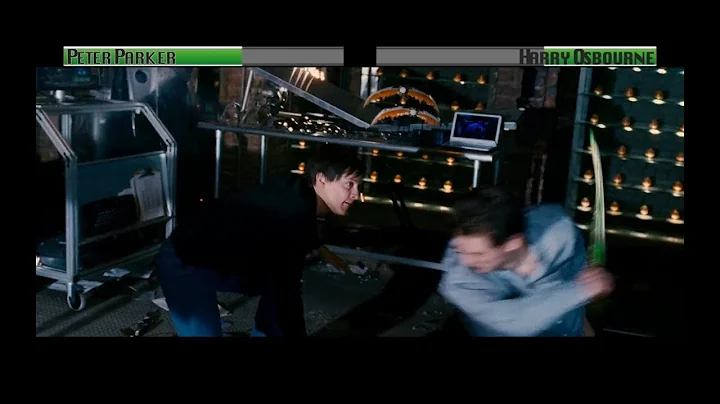 Peter Parker vs Harry Osbourne...with healthbars